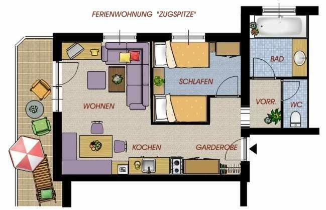 Apartmenthaus Brigitte Leutasch Ngoại thất bức ảnh